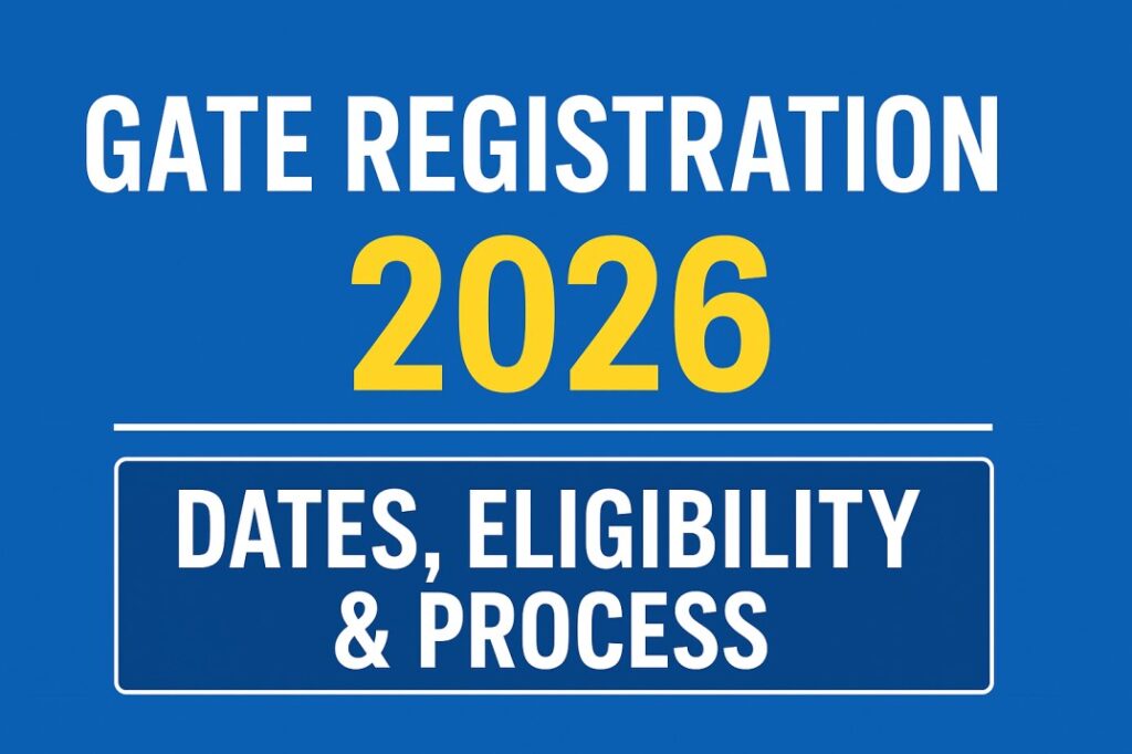 GATE Registration 2026