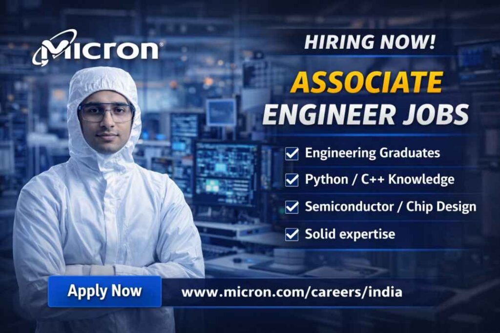 Micron Technology for Associate Engineer Jobs 2026