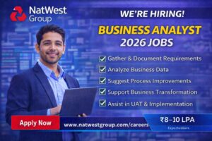 NatWest Group is hiring for Business Analyst 2026