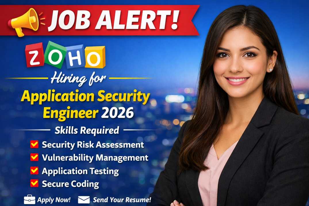 Zoho for Application Security Engineer 2026